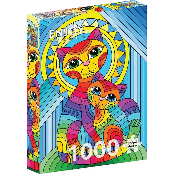 Inseparable Cat & Kitten 1000 Piece Jigsaw Puzzle Enjoy - for just $24.99! 
