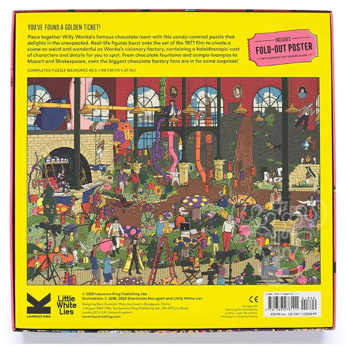 Inside the Chocolate Factory 1000 Piece Jigsaw Puzzle Laurence King - for just $24.99! 