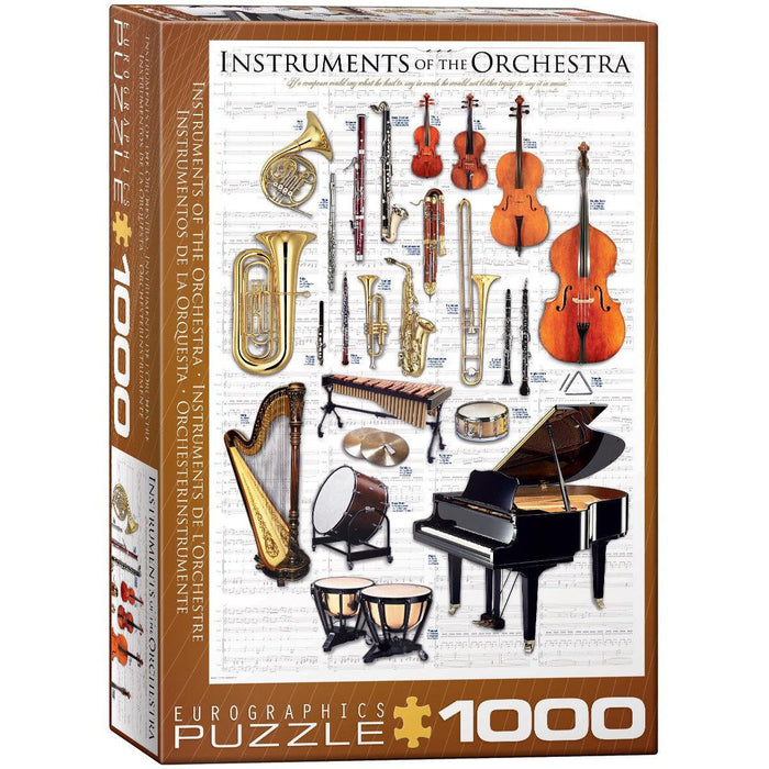 Instruments of the Orchestra 1000 Piece Jigsaw Puzzle Eurographics - for just $19.99! 