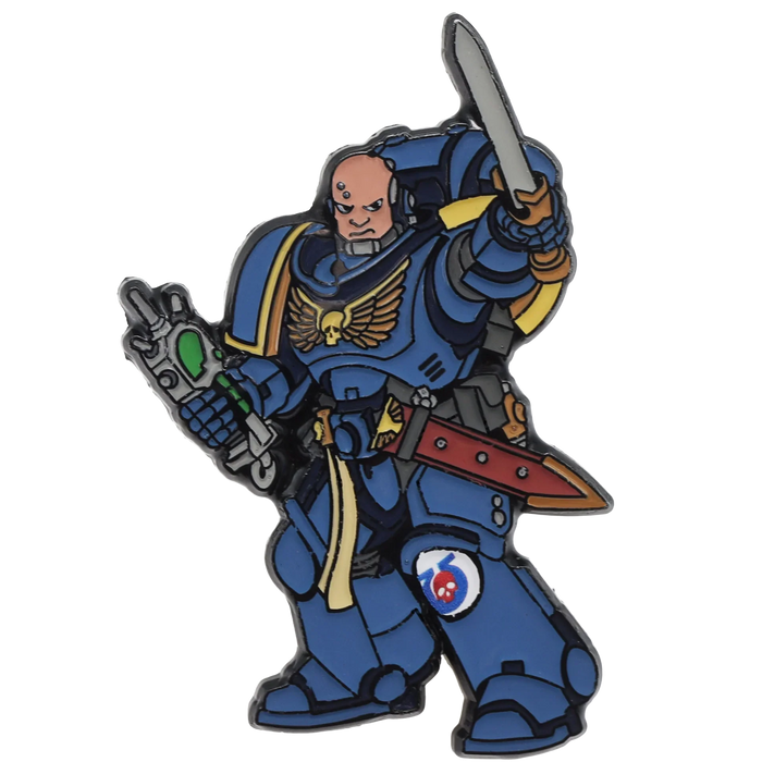 Foam Brain Mystery Loot: 40K Enamel Pins - Ultramarines vs Tyranids - for just $11.99! 