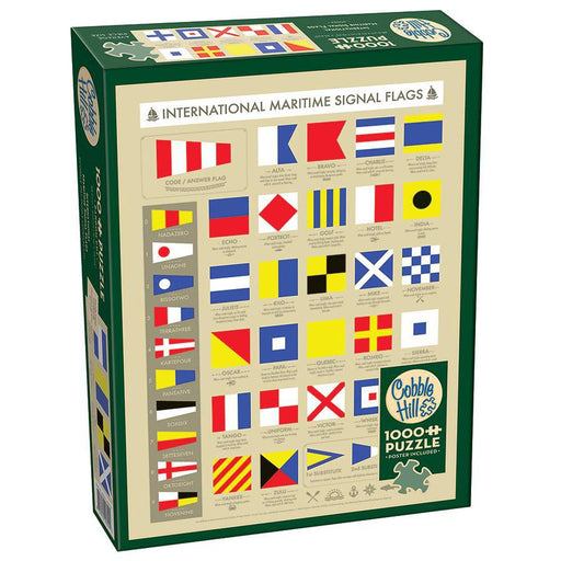 International Maritime Signal Flags 1000 Piece Jigsaw Puzzle Cobble Hill - for just $19.99! 