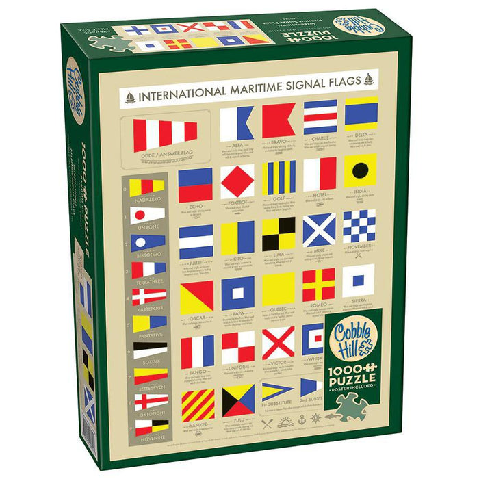 International Maritime Signal Flags 1000 Piece Jigsaw Puzzle Cobble Hill - for just $19.99! 