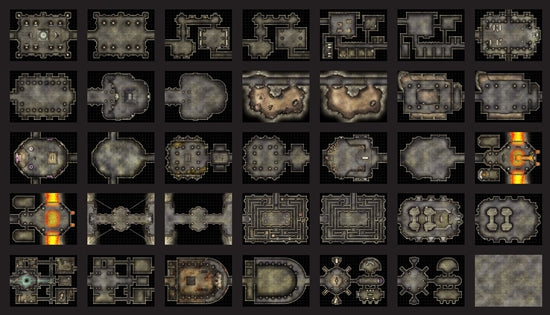 Into the Wilds Battlemap Books: Dungeons and Crypts - for just $54.99! 