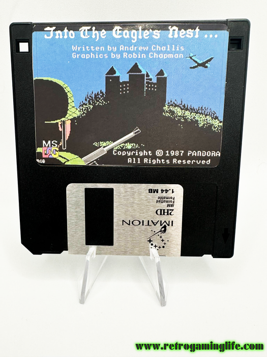 Into the Eagle's Nest Repro Floppy PC Game - for just $9.99! 