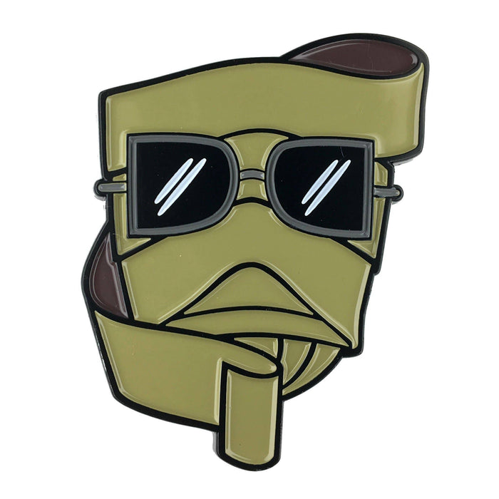 Invisible Man Head Enamel Pin - for just $8! 