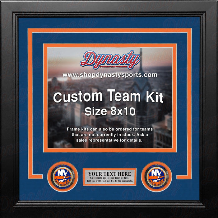 New York Islanders Custom NHL Hockey 8x10 Picture Frame Kit (Multiple Colors) - for just $29.99! 
