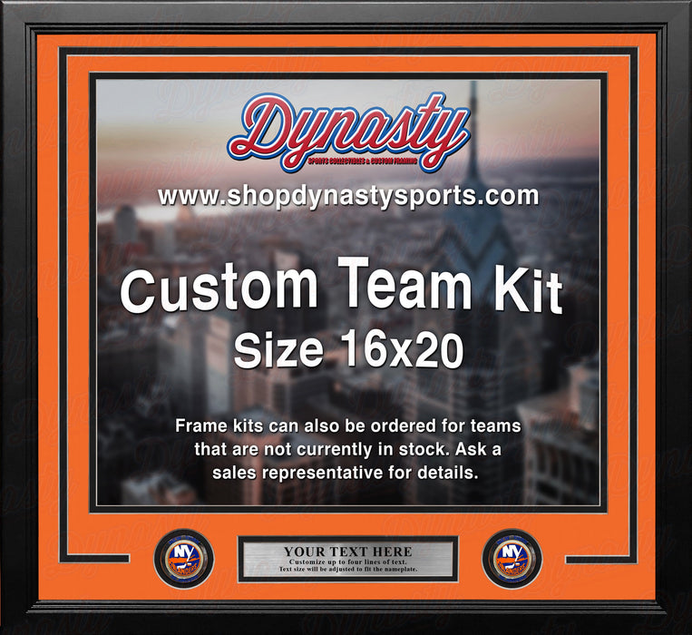 New York Islanders Custom NHL Hockey 16x20 Picture Frame Kit (Multiple Colors) - for just $49.99! 