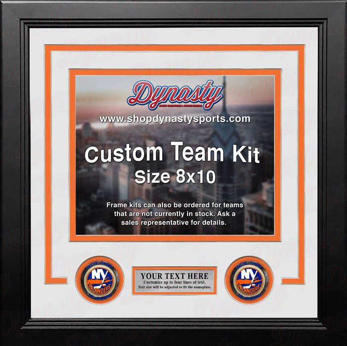 New York Islanders Custom NHL Hockey 8x10 Picture Frame Kit (Multiple Colors) - for just $29.99! 