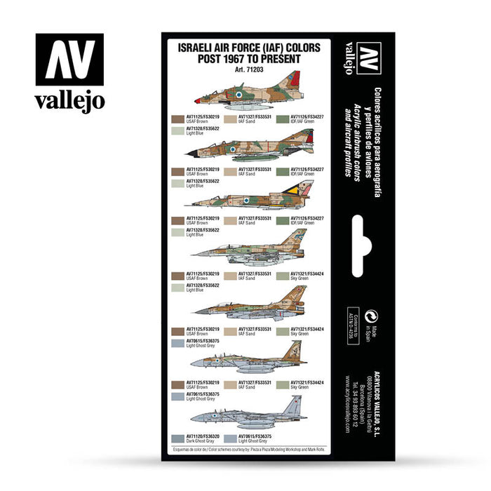 Model Air Set: Israeli Air Force Colors Post 1967 to Present - for just $28.95! 