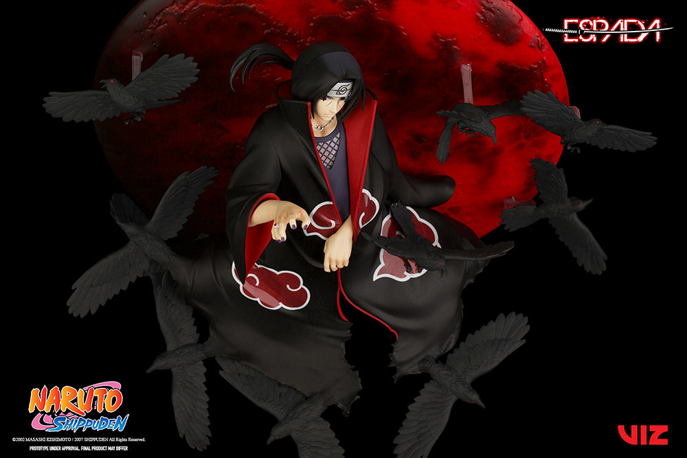 Naruto Shippuden Itachi Uchiha 1/8 Scale Wall Statue Figure - Official Espada Art - for just $224.99! 