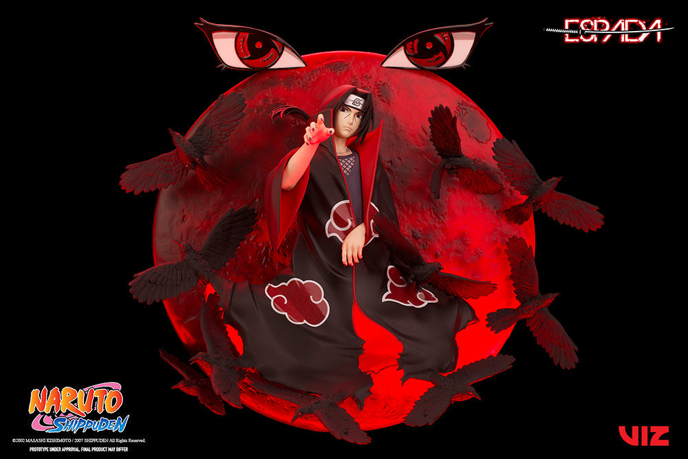 Naruto Shippuden Itachi Uchiha 1/8 Scale Wall Statue Figure - Official Espada Art - for just $224.99! 