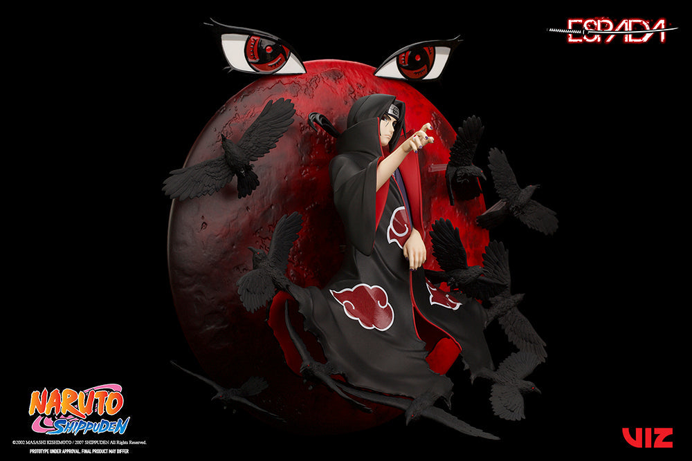 Naruto Shippuden Itachi Uchiha 1/8 Scale Wall Statue Figure - Official Espada Art - for just $224.99! 