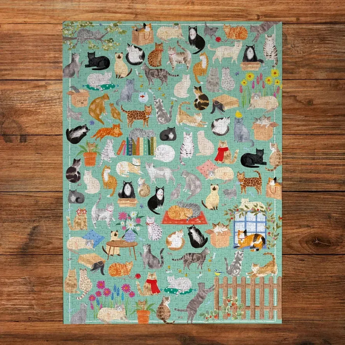 It's a Cat Life 1000 Piece Jigsaw Puzzle Gibsons - for just $24.99! 