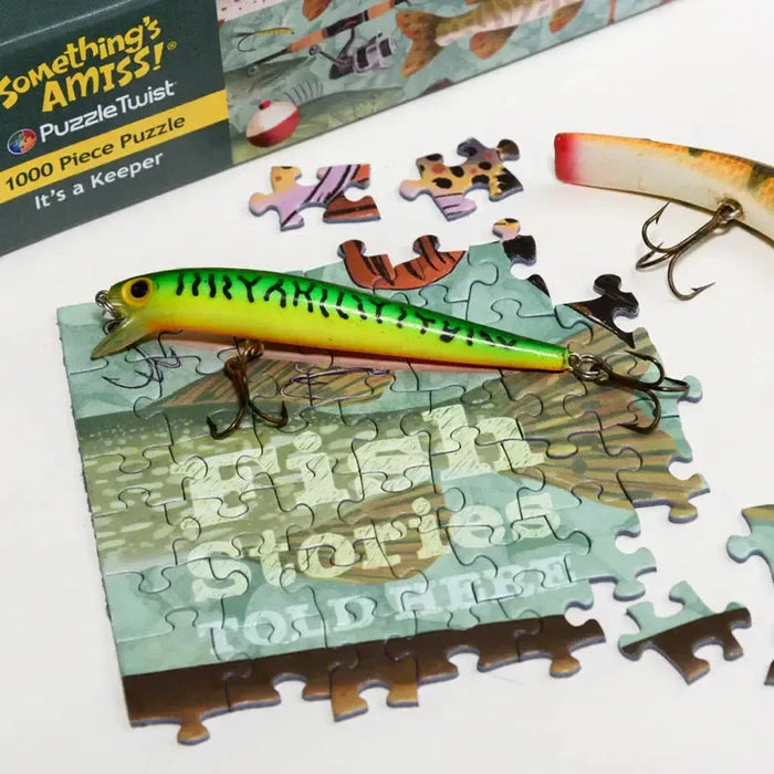 It's a Keeper "Something's Amiss!" 1000 Piece Jigsaw Puzzle PuzzleTwist - for just $25.99! 