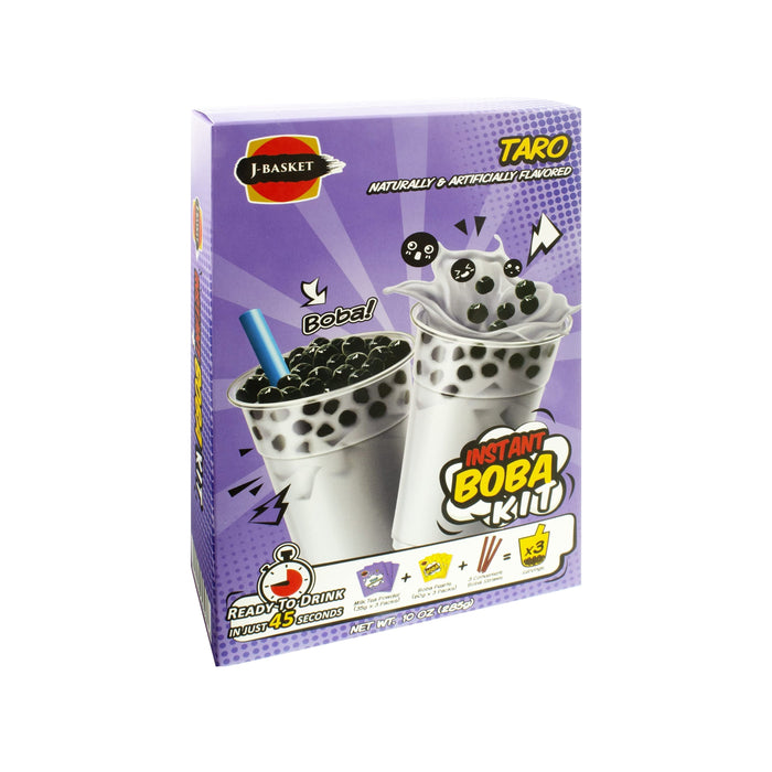 J-Basket Taro Tea Boba Kit 3 Cups (Taiwan) - Premium  - Just $10.99! Shop now at Retro Gaming of Denver