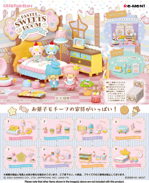 Re-Ment: Sanrio - Little Twin Stars - Pastel Sweets Room - Blind Box - for just $15.99! 