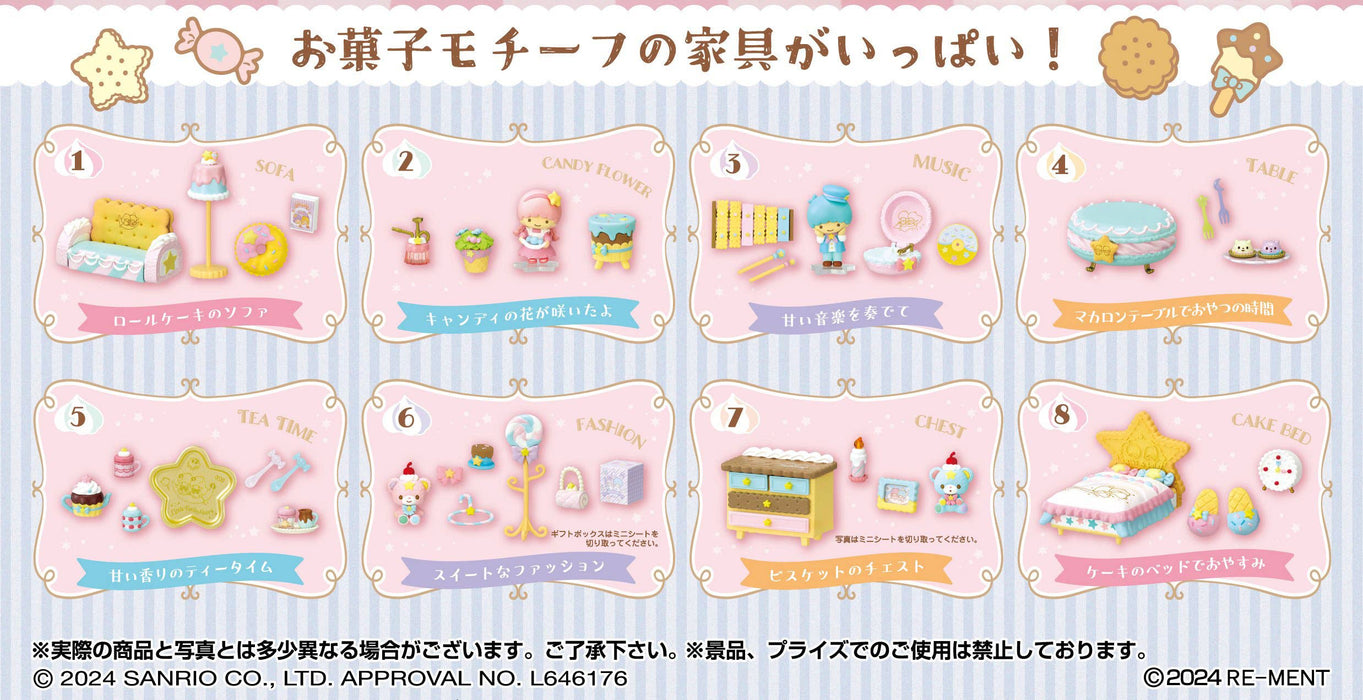 Re-Ment: Sanrio - Little Twin Stars - Pastel Sweets Room - Blind Box - for just $15.99! 