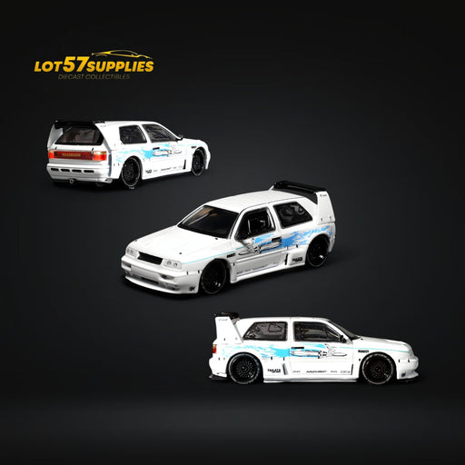 Rhino Model VW Golf Mk3 Concept - White Fast & Furious Livery 1:64 - for just $32.99! 