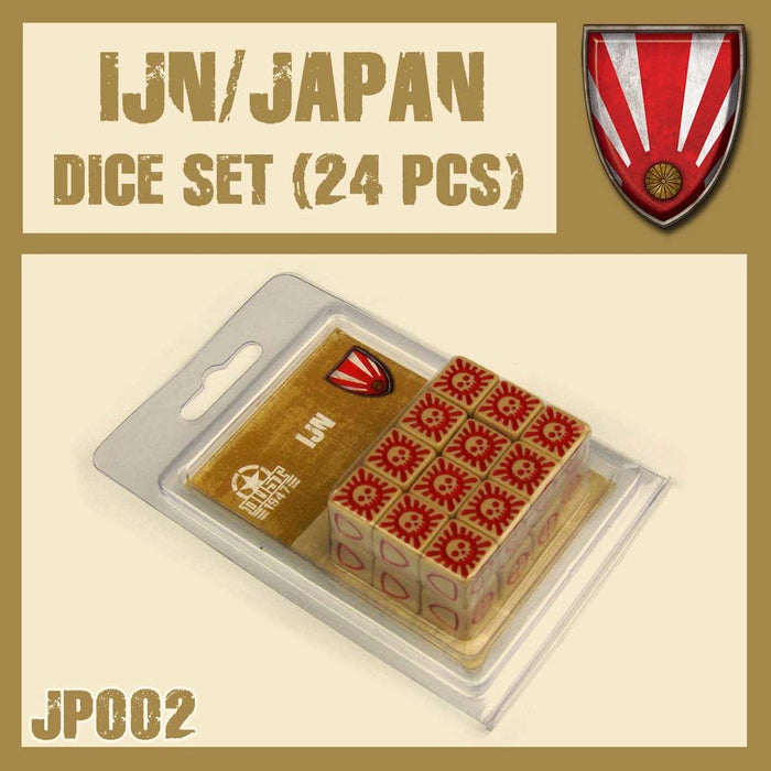 DUST 1947: IJN Dice Set (24) - for just $12.65! 