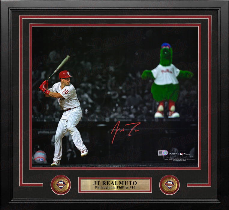JT Realmuto Blackout Autographed Philadelphia Phillies 11" x 14" Framed Baseball Photo - for just $249.99! 