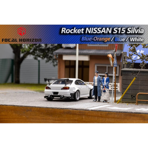 Focal Horizon Nissan Silvia S15 White 1:64 - Premium Nissan - Just $29.99! Shop now at Retro Gaming of Denver