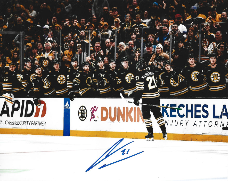 James Van Riemsdyk Goal Celebration Autographed Boston Bruins 11" x 14" Hockey Photo - for just $19! 