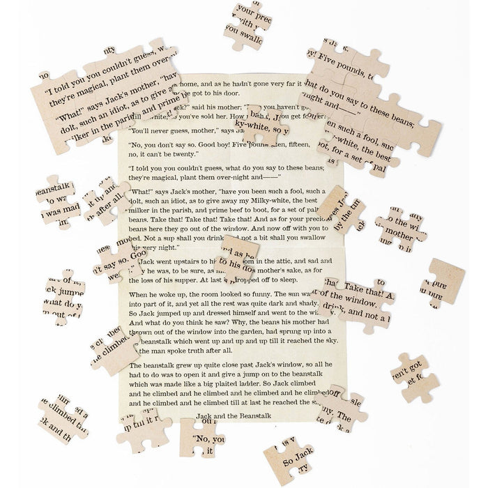 Jack & the Beanstalk Double-Sided 96 Piece Jigsaw Puzzle Professor Puzzle - for just $12.99! 