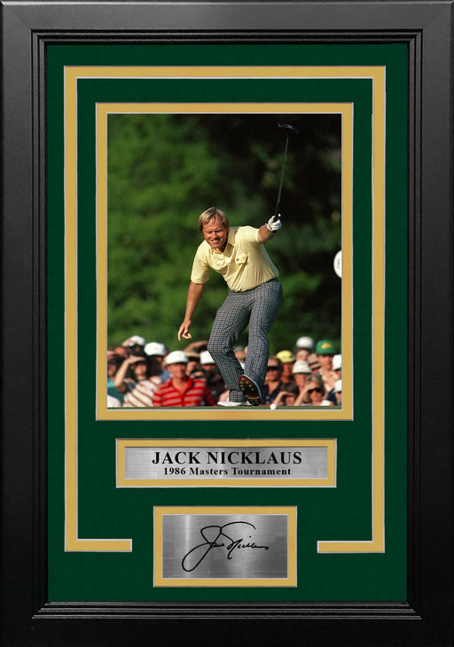 Jack Nicklaus 1986 Masters Tournament Putt 8" x 10" Framed Golf Photo with Engraved Autograph - for just $79.99! 