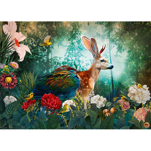 Jackalope Fauna Fantasies 1000 Piece Jigsaw Puzzle Heye - for just $29.99! 