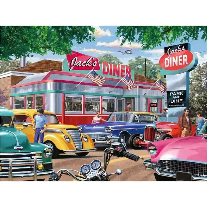 Jack's Diner 750 Piece Jigsaw Puzzle Ravensburger - for just $29.99! 