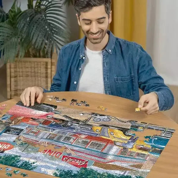 Jack's Diner 750 Piece Jigsaw Puzzle Ravensburger - for just $29.99! 