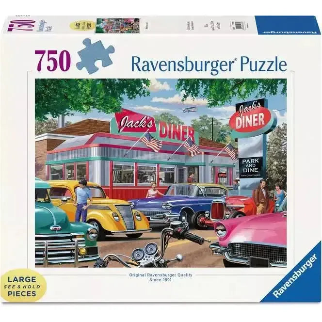 Jack's Diner 750 Piece Jigsaw Puzzle Ravensburger - for just $29.99! 
