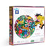 Jaguars & Butterflies 500 Piece Round Jigsaw Puzzle eeBoo - for just $23.99! 