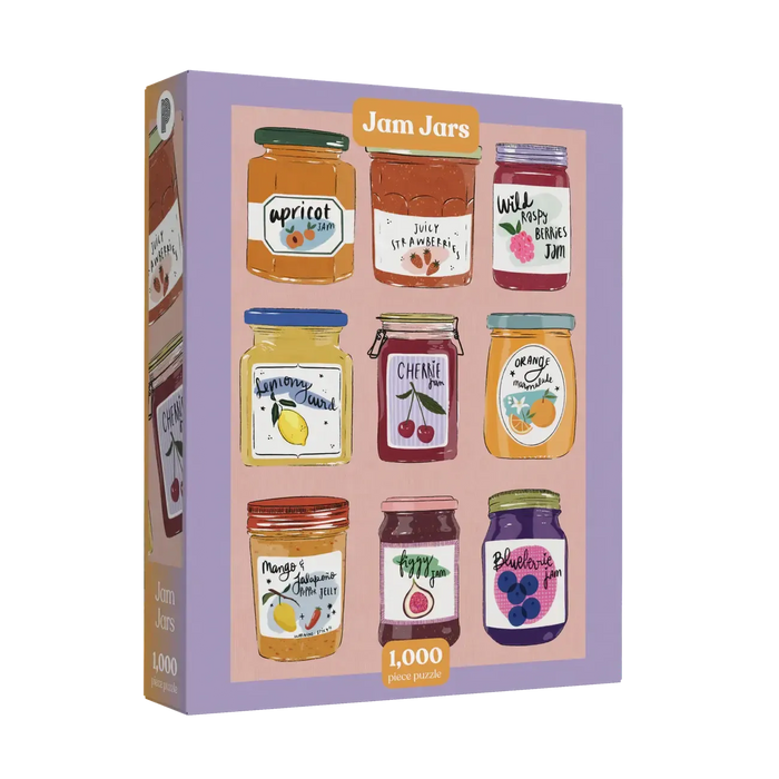 Jam Jars 1000 Piece Jigsaw Puzzle Puzzledly - for just $24.99! 