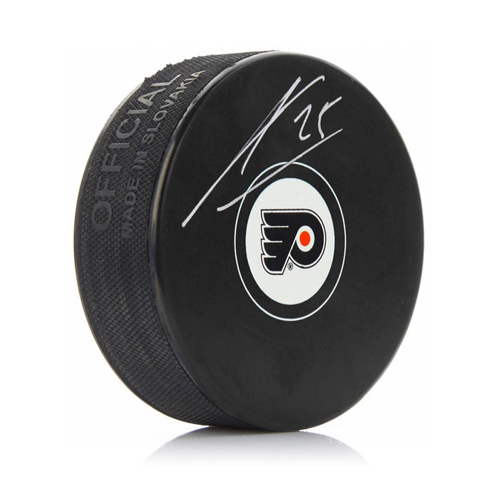 James Van Riemsdyk Autographed Philadelphia Flyers Hockey Logo Puck - for just $29! 