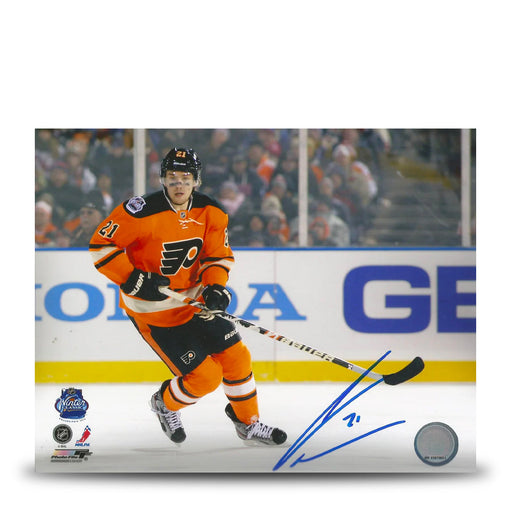 James Van Riemsdyk 2012 Winter Classic Autographed Philadelphia Flyers Hockey Photo - for just $12! 