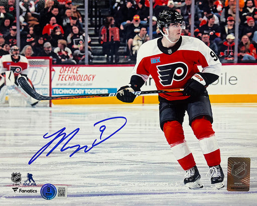 Jamie Drysdale in Action Philadelphia Flyers Autographed 8" x 10" Hockey Photo - for just $39.99! 
