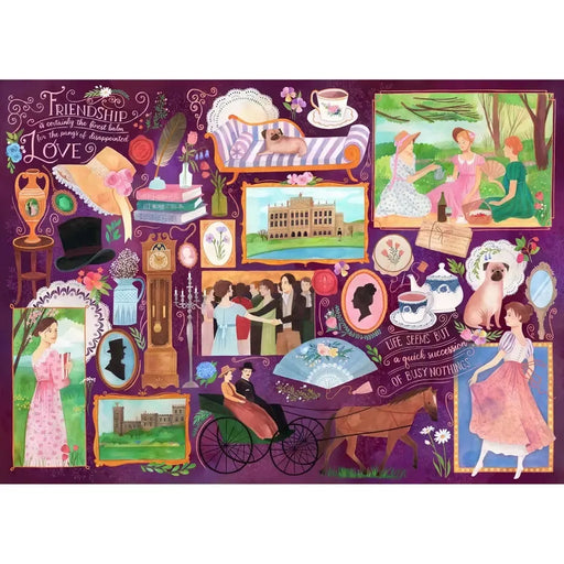 Jane Austen 1000 Piece Jigsaw Puzzle Gibsons - for just $24.99! 