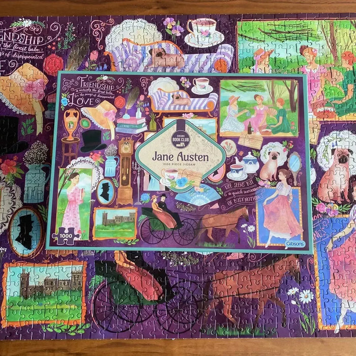 Jane Austen 1000 Piece Jigsaw Puzzle Gibsons - for just $24.99! 