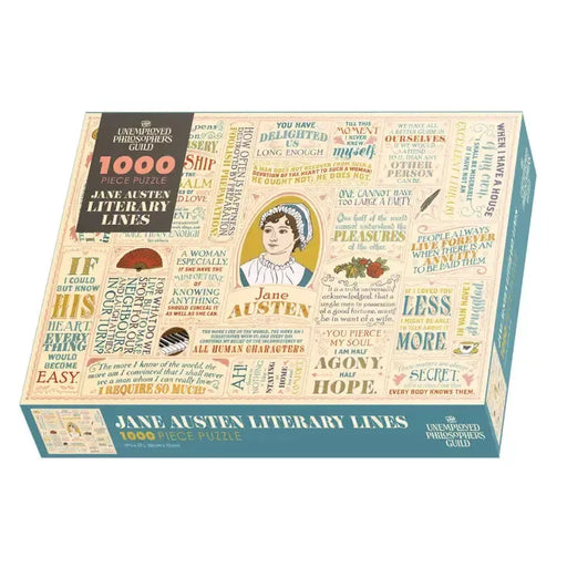 Jane Austen Literary Line 1000 Piece Jigsaw Puzzle UPG - for just $21.99! 