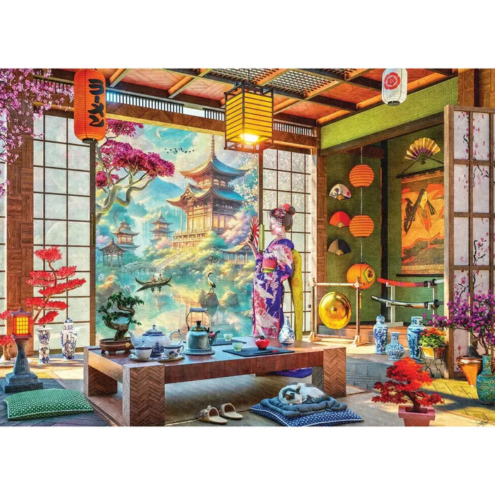 Japan Tea Room 1000 Piece Jigsaw Puzzle Eurographics - for just $21.99! 