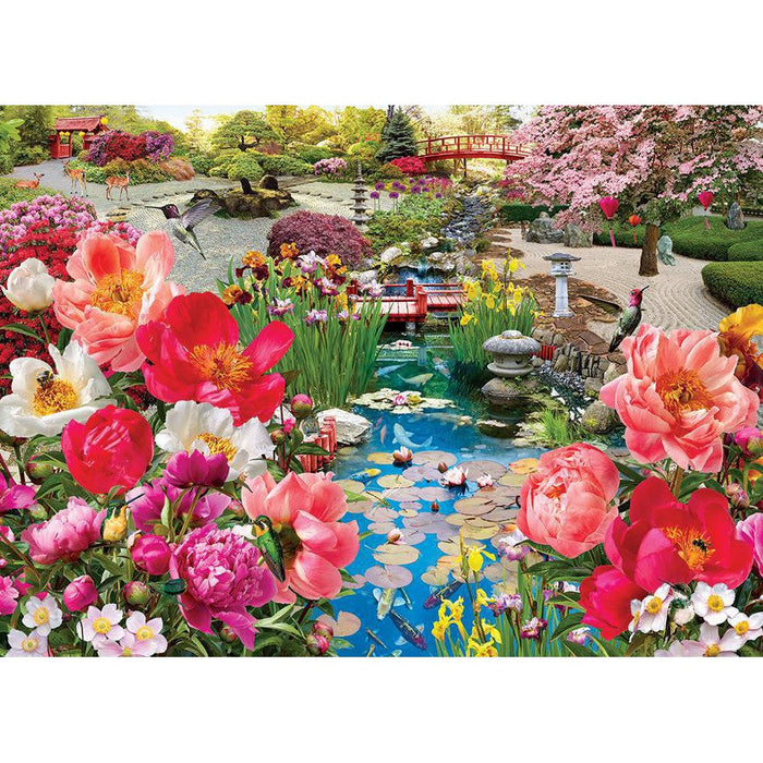 Japanese Garden 1000 Piece Jigsaw Puzzle Cobble Hill - for just $19.99! 