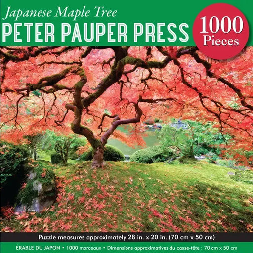 Japanese Maple Tree 1000 Piece Jigsaw Puzzle Peter Pauper - for just $19.99! 