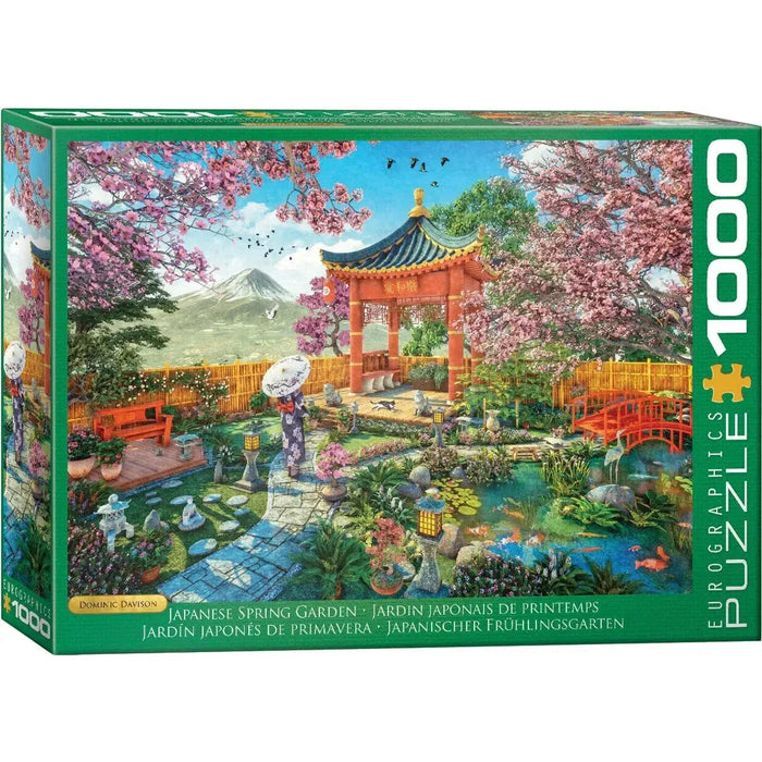 Japanese Spring Garden 1000 Piece Jigsaw Puzzle Eurographics - for just $21.99! 