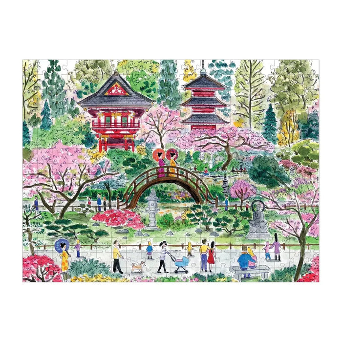 Japanese Tea Garden 300 Piece Jigsaw Puzzle Galison - for just $14.99! 