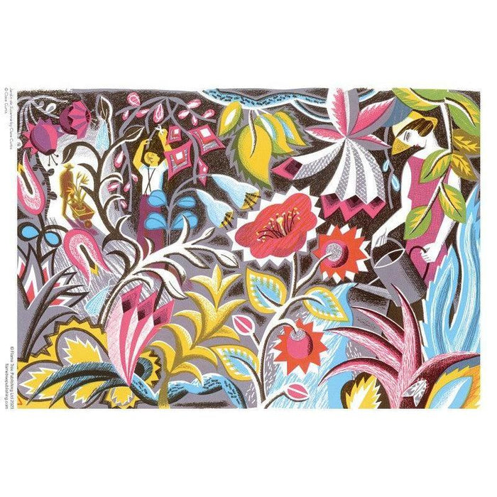 Jardin de Suzanne by Clare Curtis 1000 Piece Jigsaw Puzzle Flame Tree - for just $19.99! 