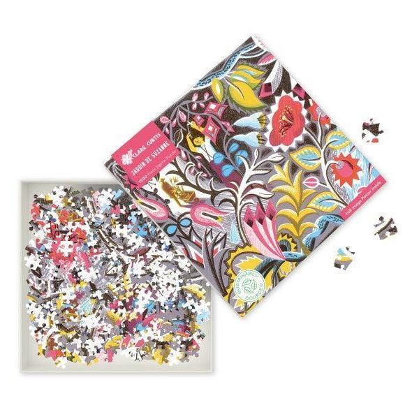 Jardin de Suzanne by Clare Curtis 1000 Piece Jigsaw Puzzle Flame Tree - for just $19.99! 