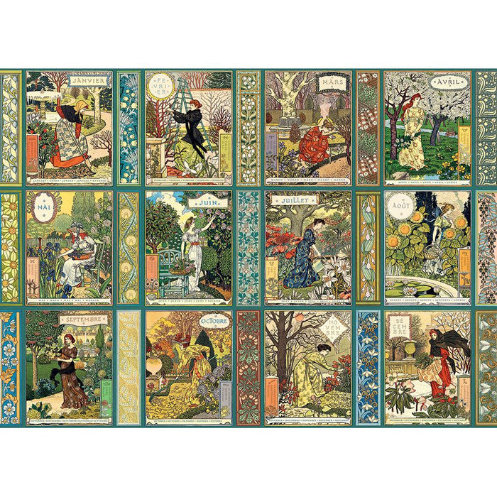 Jardiniere: A Gardener's Calendar 1000 Piece Jigsaw Puzzle Cobble Hill - for just $19.99! 