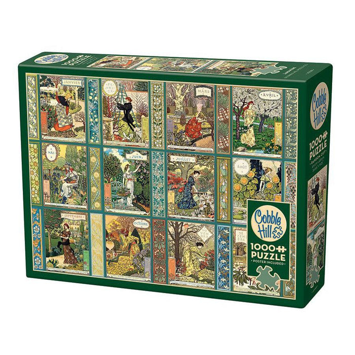 Jardiniere: A Gardener's Calendar 1000 Piece Jigsaw Puzzle Cobble Hill - for just $19.99! 
