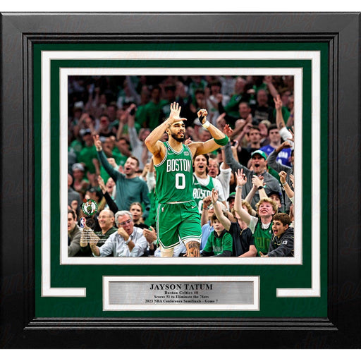 Jayson Tatum 51-Point Game 7 Boston Celtics 8" x 10" Framed Basketball Photo - Premium Framed Basketball Photos - Just $49.99! Shop now at Retro Gaming of Denver